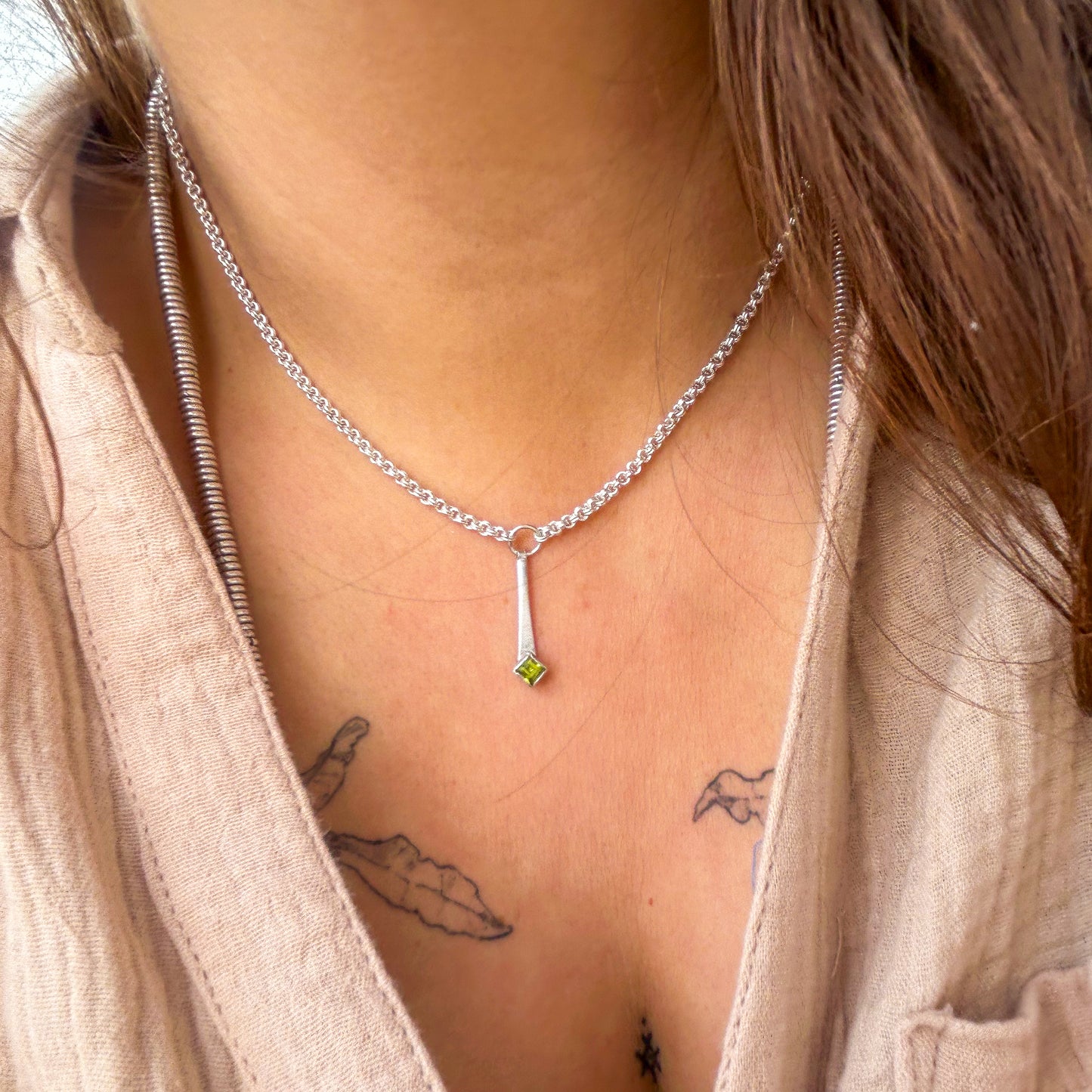 Aria necklace peridot