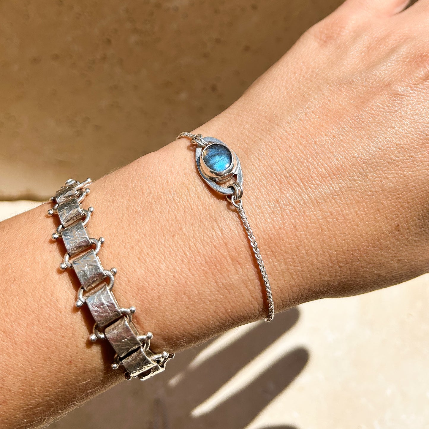 Elena bracelet labradorite