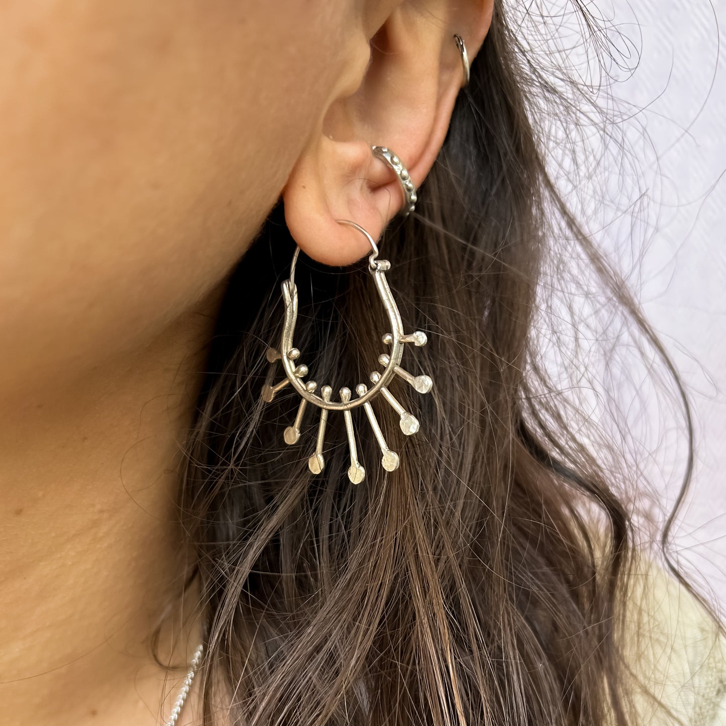 Mohawk hoop Earrings