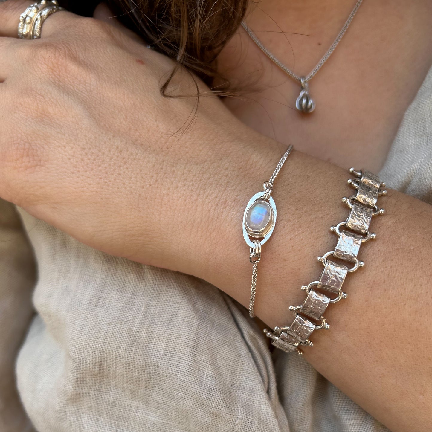 Elena bracelet moonstone