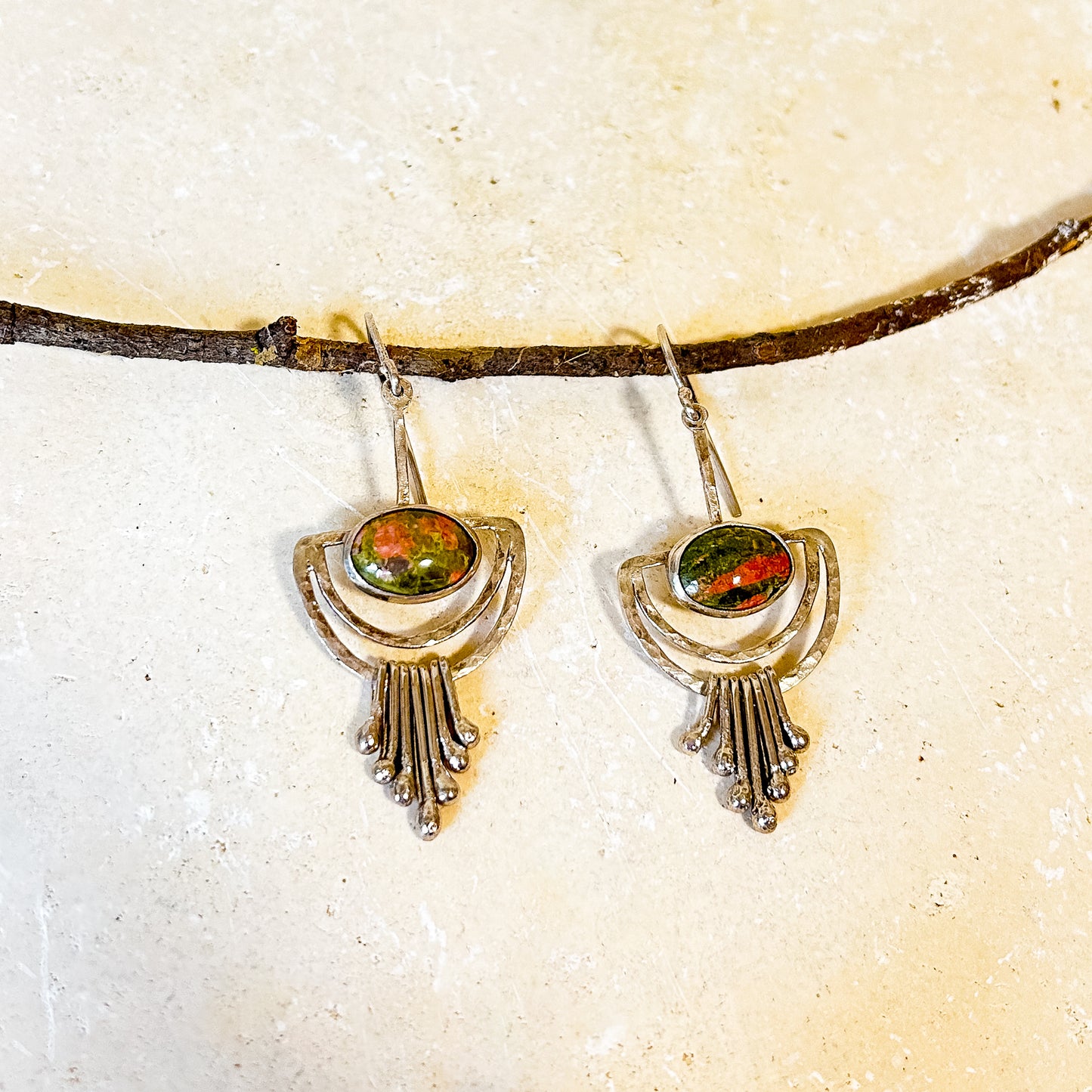 Unakite Earrings