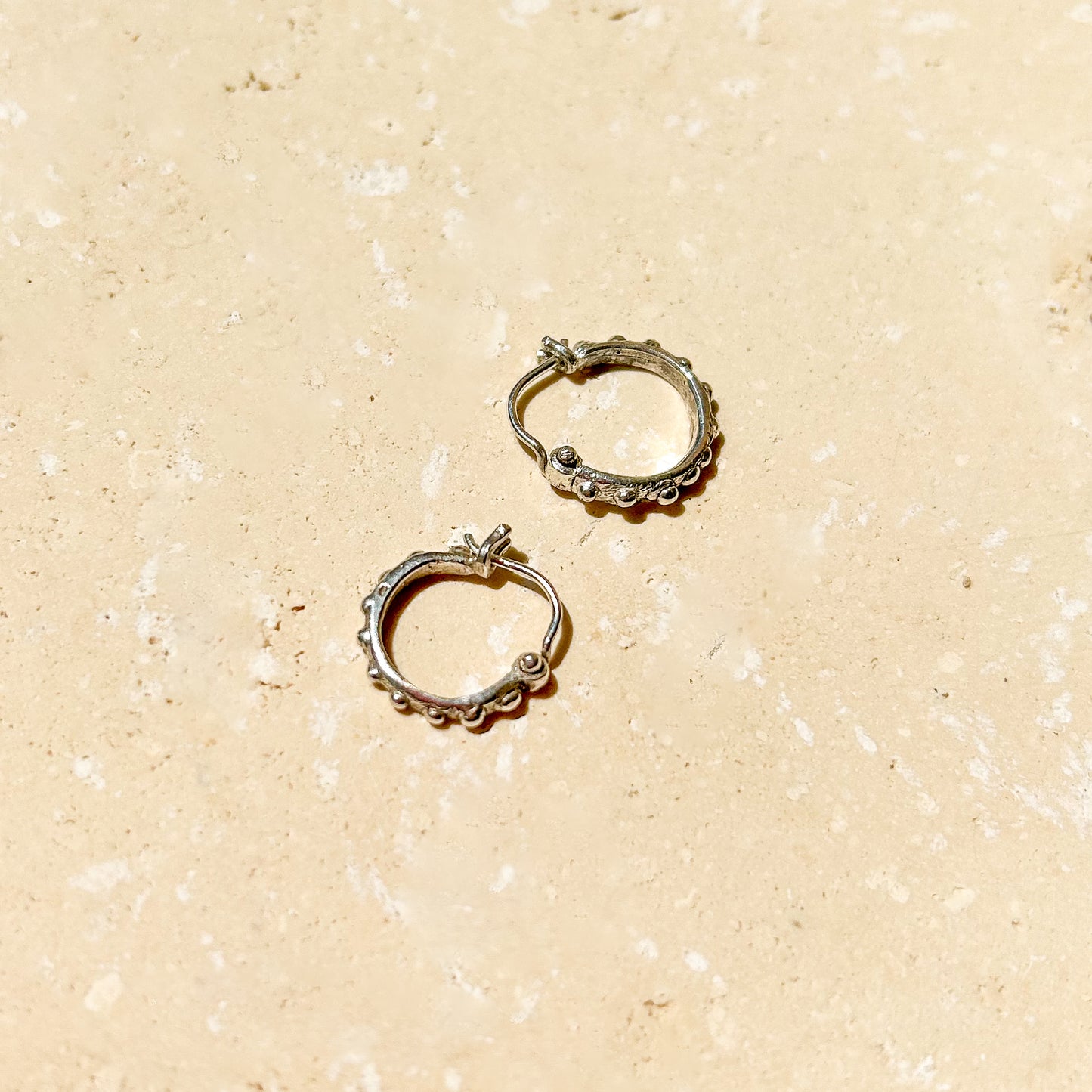 Mini Kaila hoop earrings