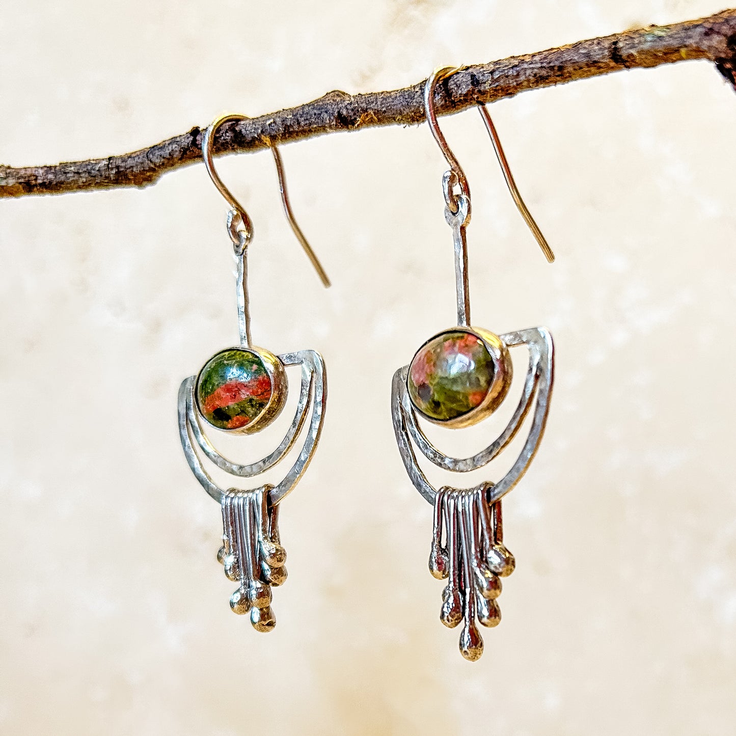 Unakite Earrings