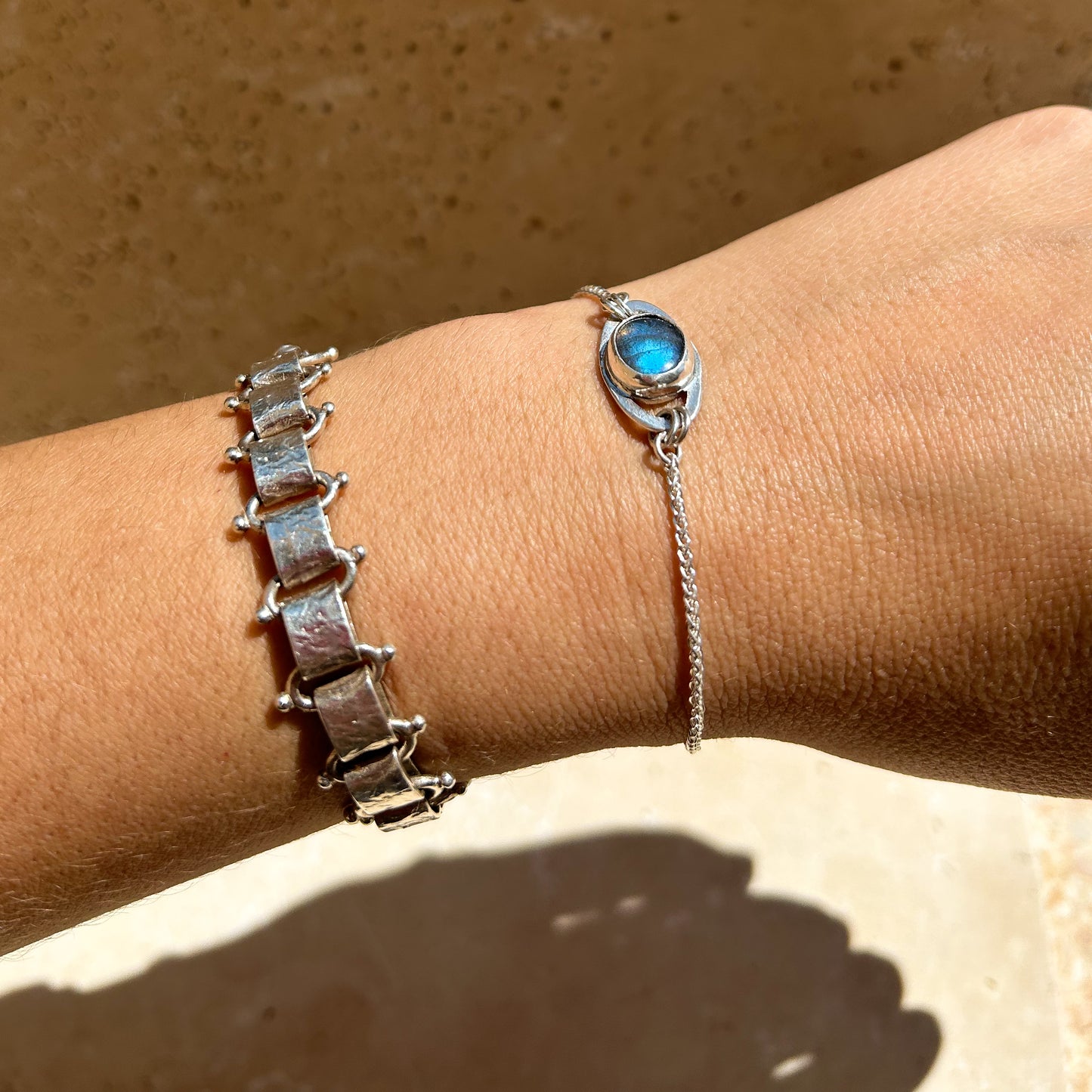 Elena bracelet labradorite