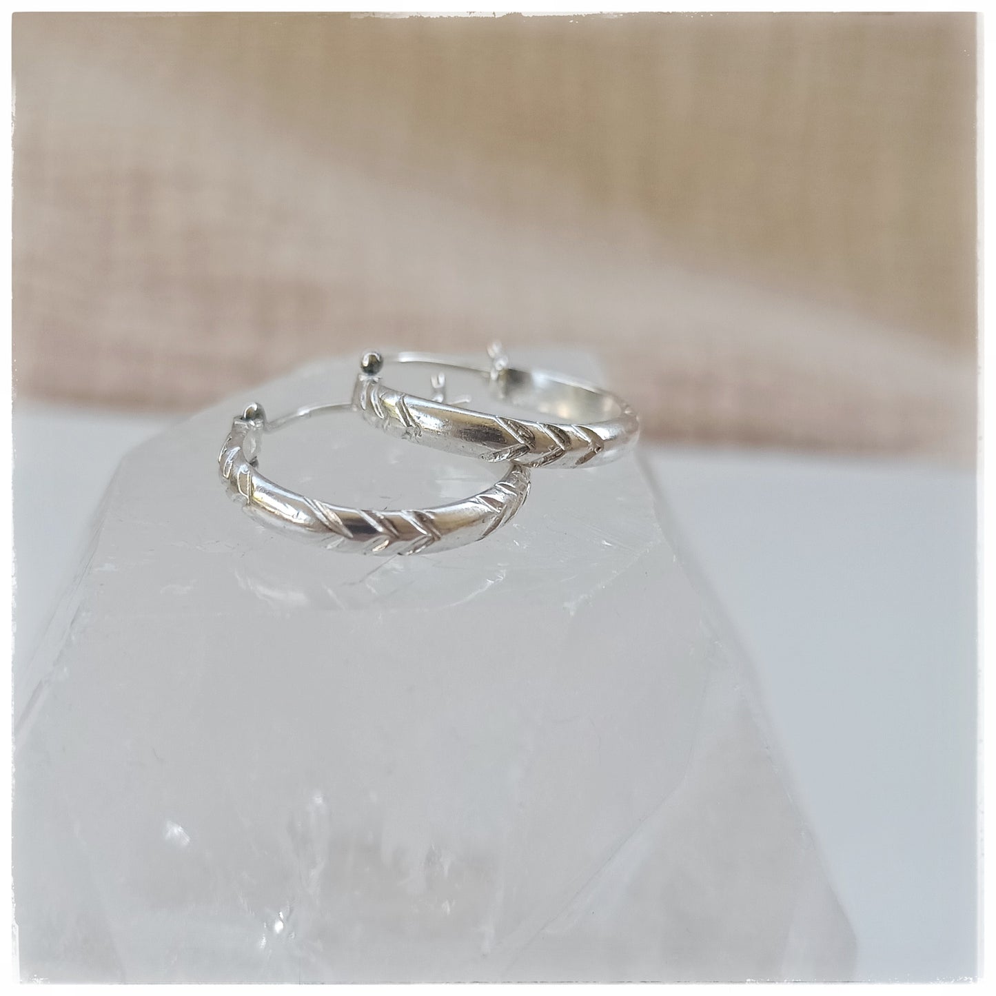 Spirit hoop earrings