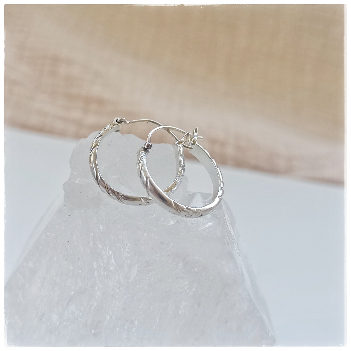 Spirit hoop earrings