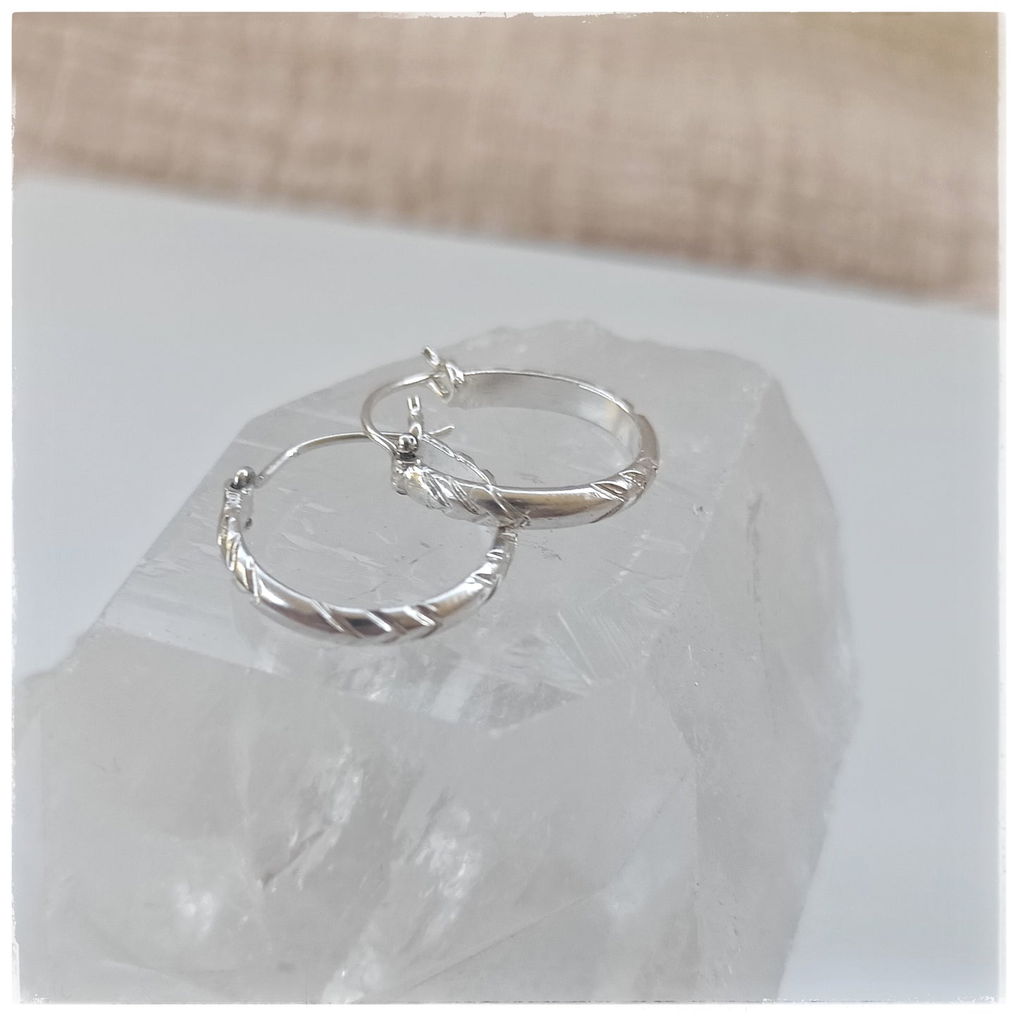 Spirit hoop earrings