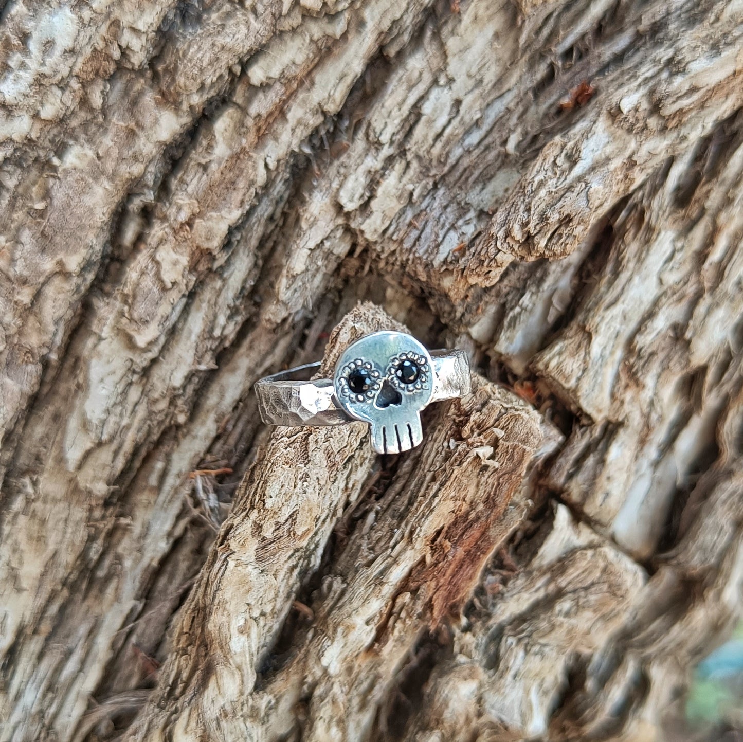 Sugar skull ring