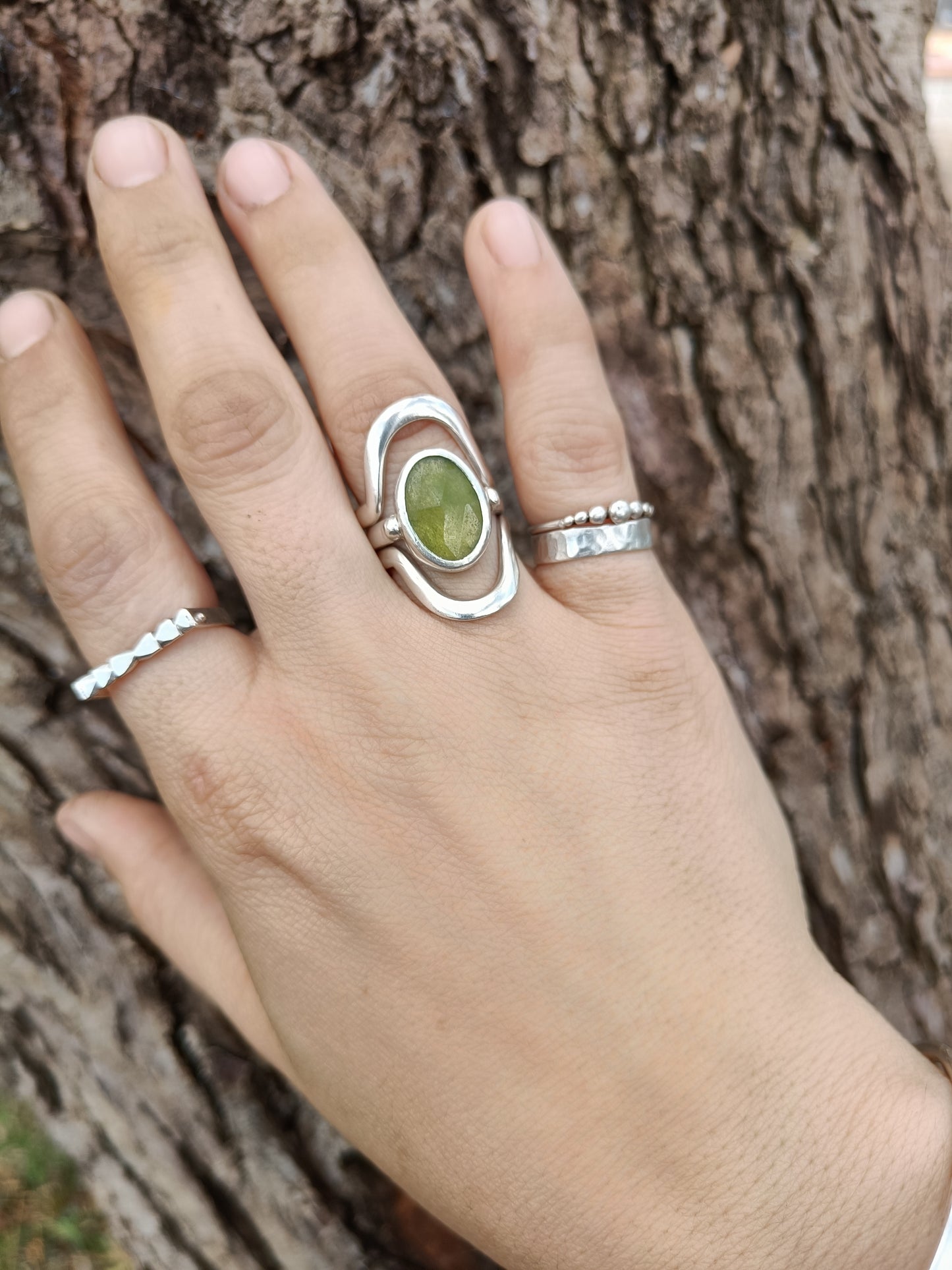 Tina set Demantoid